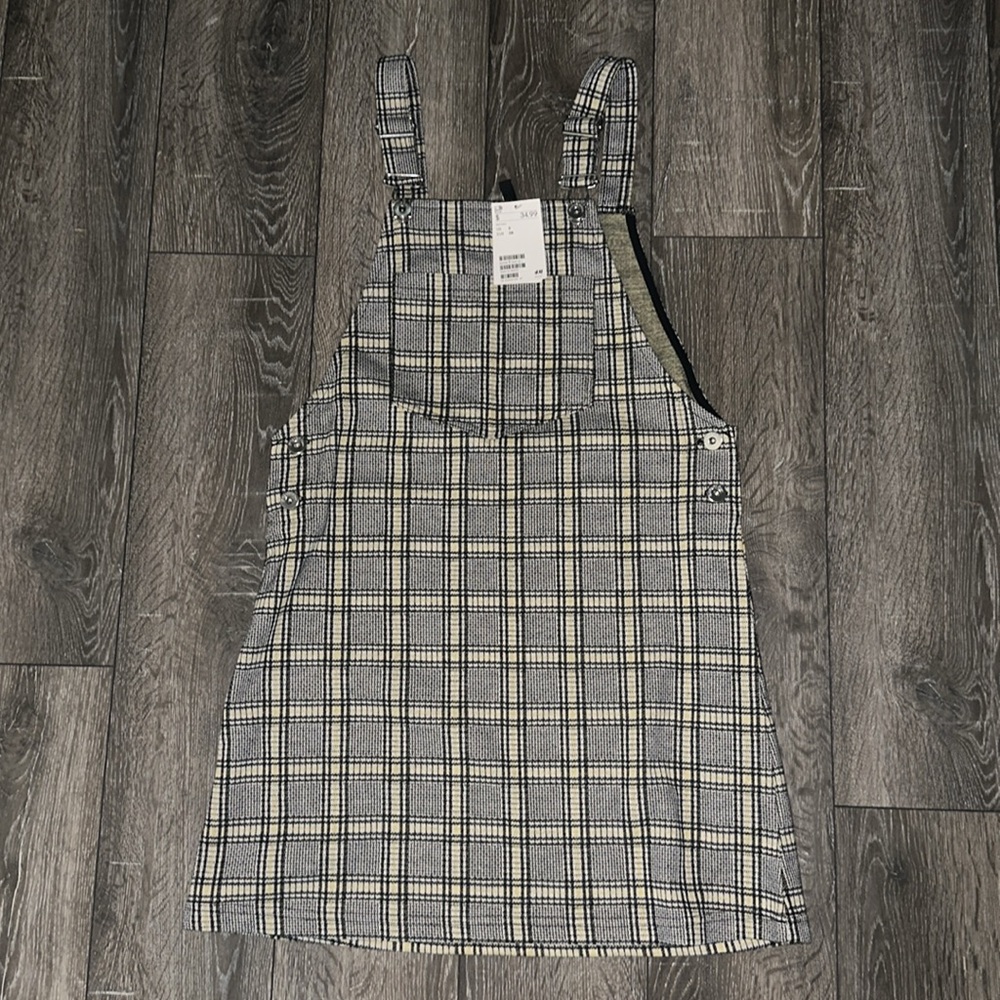 H&M DIVIDED plaid overall dress - Picture 3 of 5